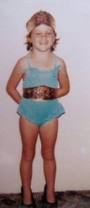 Me as Wonder Woman aged 4